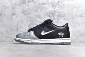 Supreme × Nike SB Dunk Low “Metallic Silver”