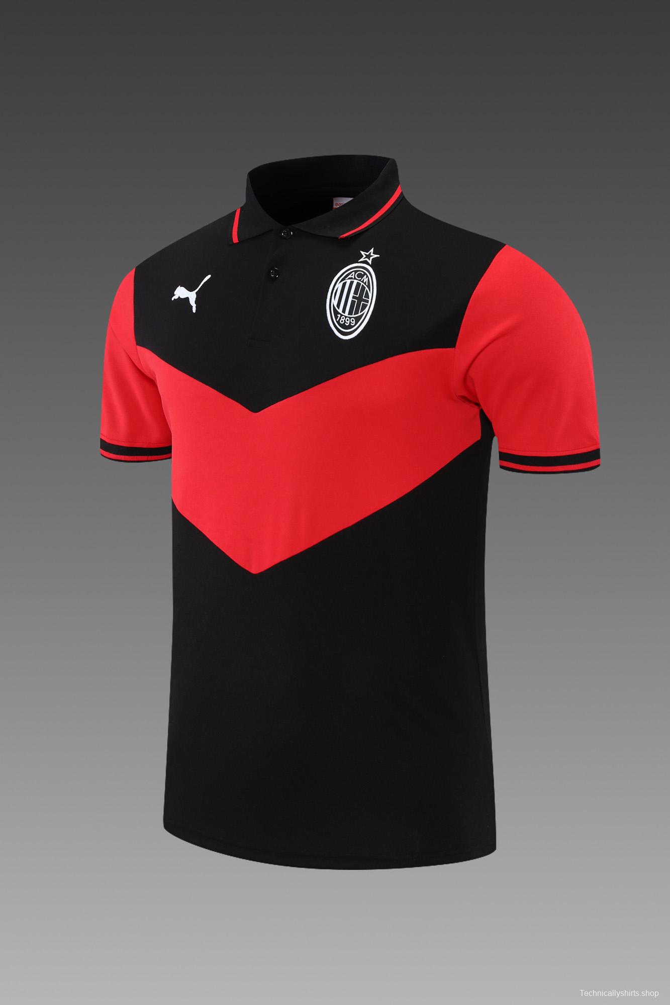 A.C. Milan POLO kit Black and Red(not supported to be sold separately)