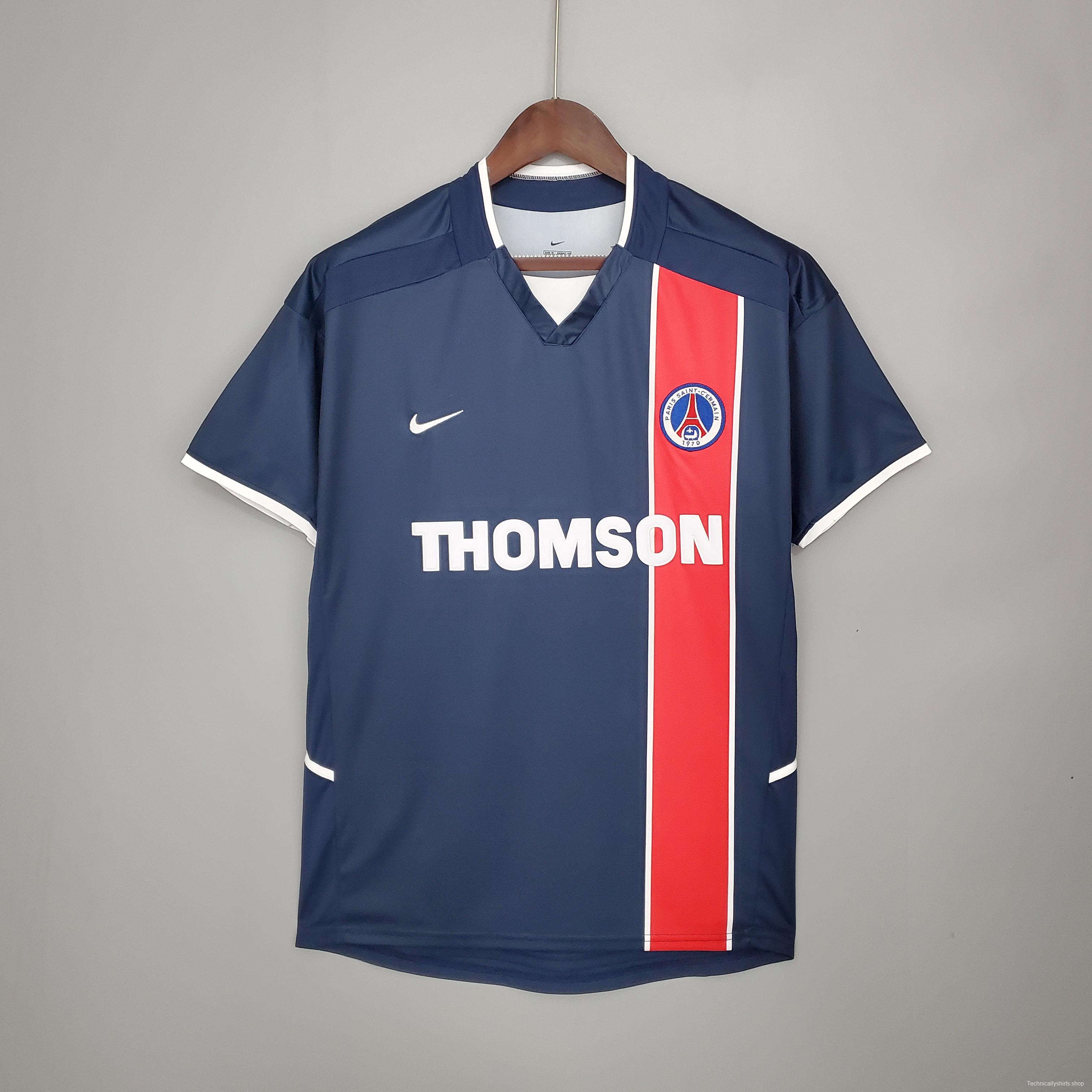 Retro PSG 02/03 home Soccer Jersey