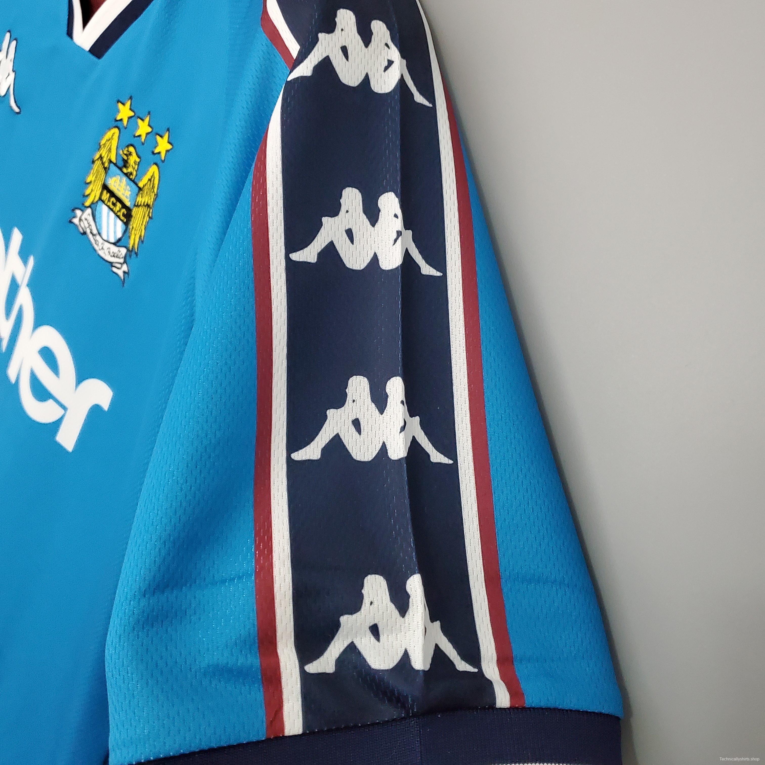 Retro Manchester City 97/99 home Soccer Jersey