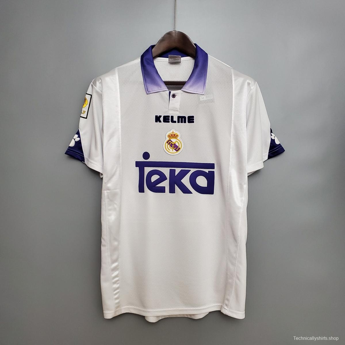 Retro Real Madrid 97/98 home Soccer Jersey