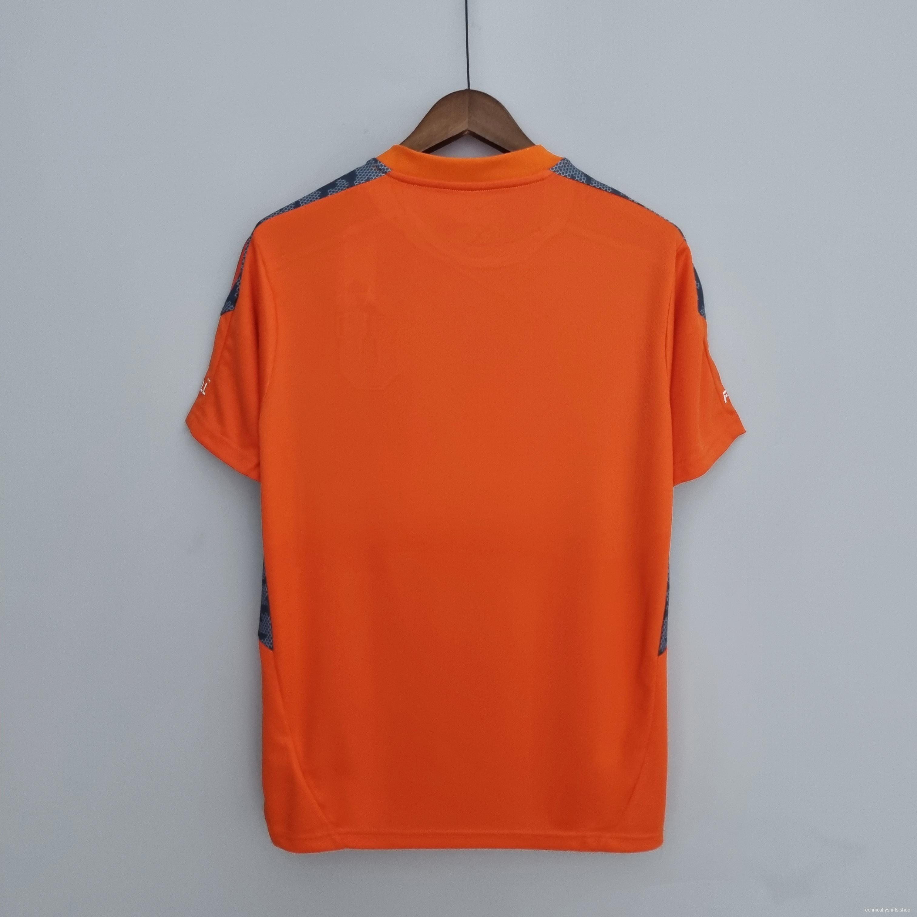 22/23 Universidad de Chile Training Suit Orange Soccer Jersey