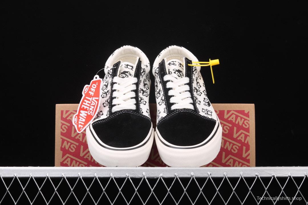 Vans Old Skool Vans Anaheim classic series giant panda low-top casual board shoes VNOA3023W33