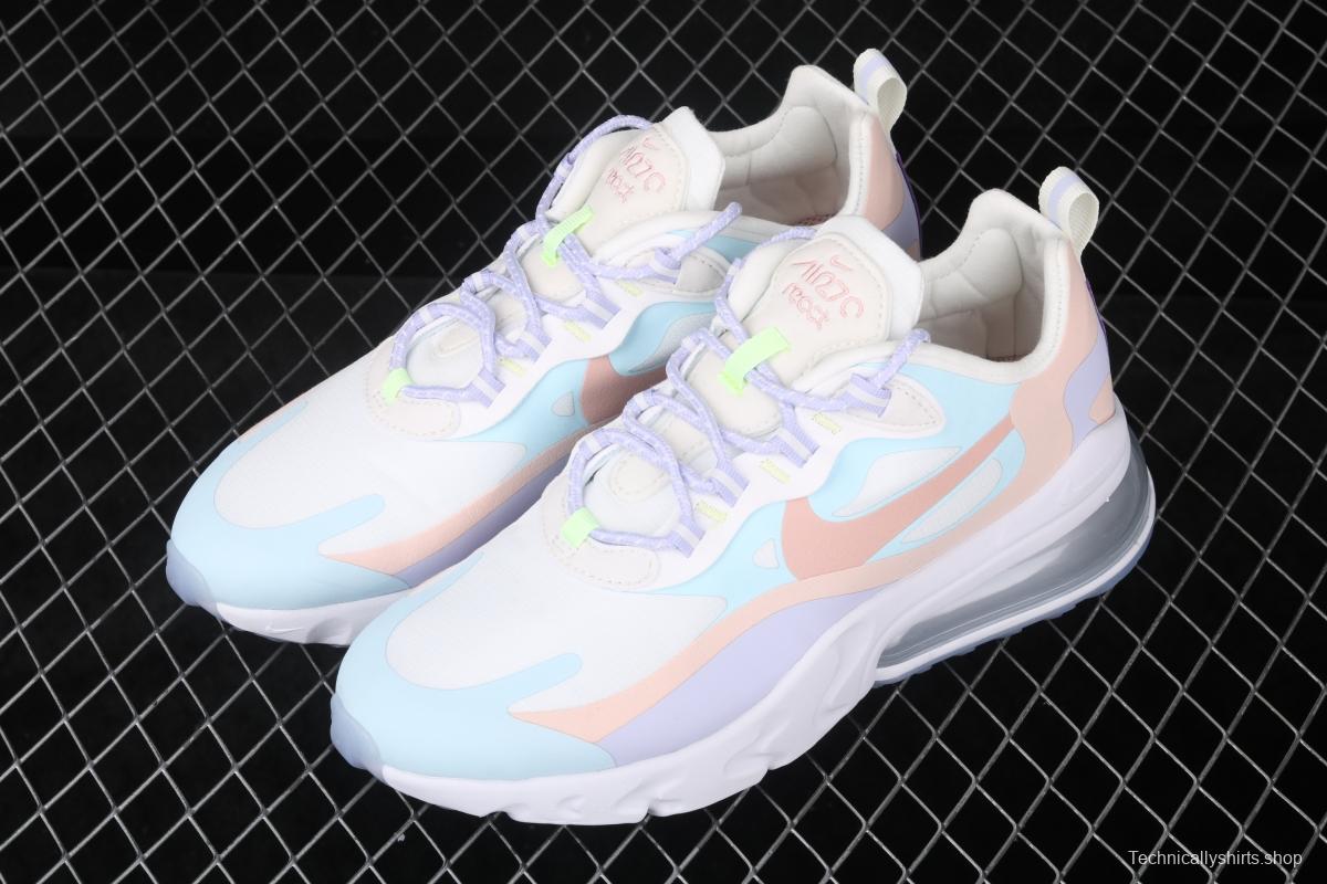 NIKE Air Max 270React new high-frequency mesh function half-palm air cushion cushioning running cloth shoes CQ4805-146