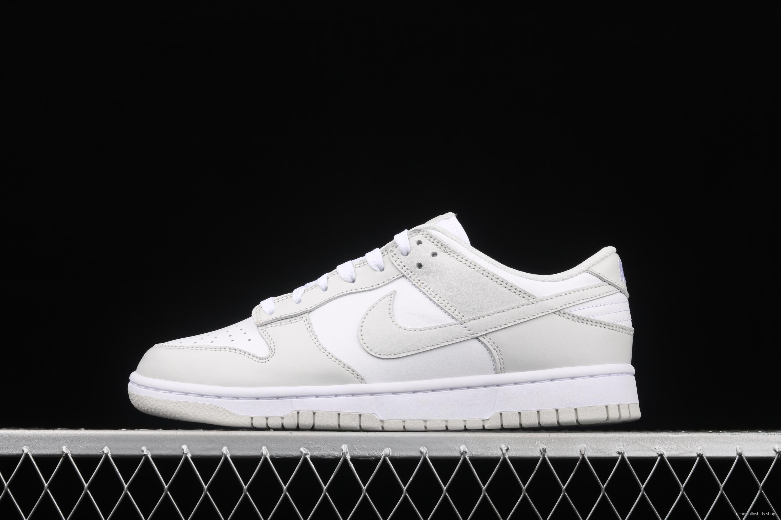 NIKE SB DUNK Low dunk series white light gray color matching low-side leisure sports skateboard shoes DD1503-103