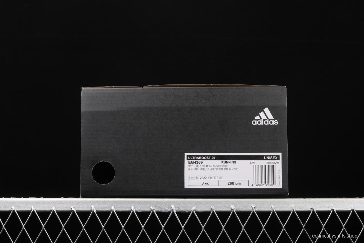 Adidas Ultra Boost 20 Consortium EG4369 North America limits 2019 new sports casual running shoes
