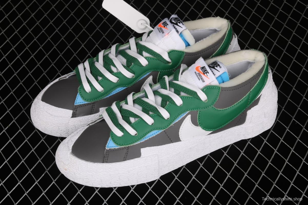 Sacai x NIKE Blazer Low co-signed Trail Blazers low-top casual board shoes DD1877-001