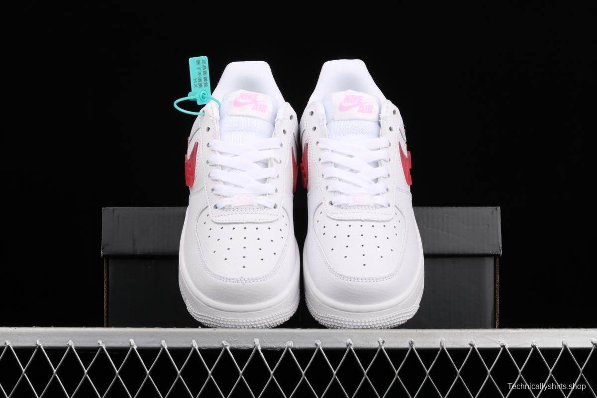 NIKE Air Force 1x 07 Low Valentine's Day jelly hook low side leisure sports board shoes CV8482-100