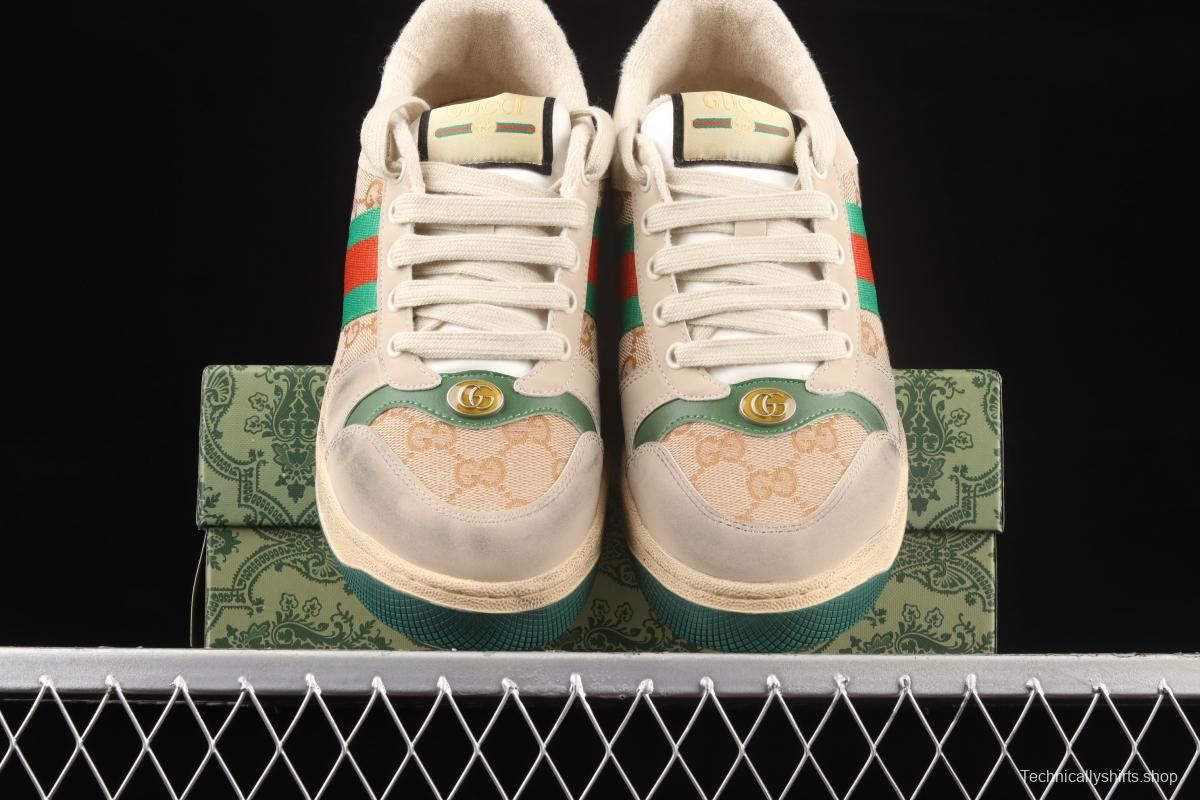 Gucci Distressed Screener Sneaker Gucci classic dirty shoes