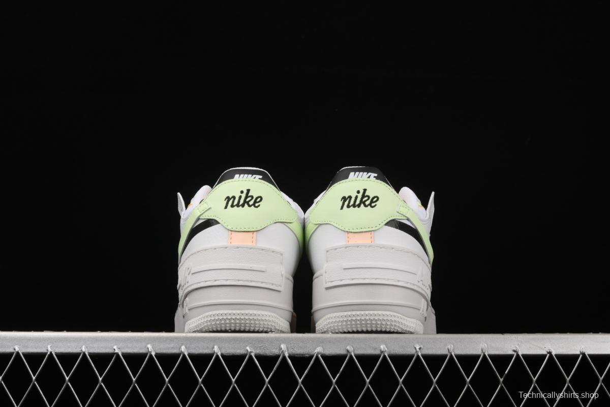 NIKE Air Force 1 ShAdidasow light weight heightened low-top 100-board shoes CI0919-107,