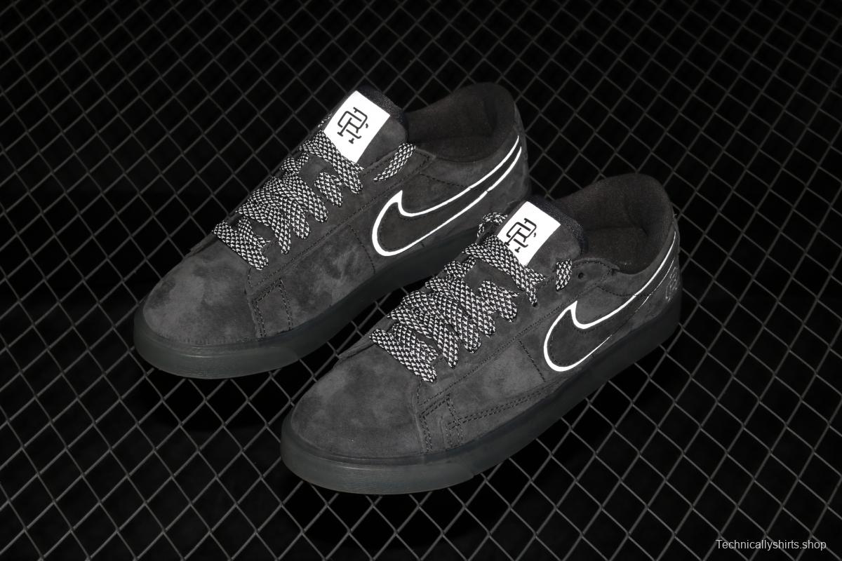 Reigning Champ x NIKE Blazer SB defending champion 3M reflective joint name board shoes 454471-900