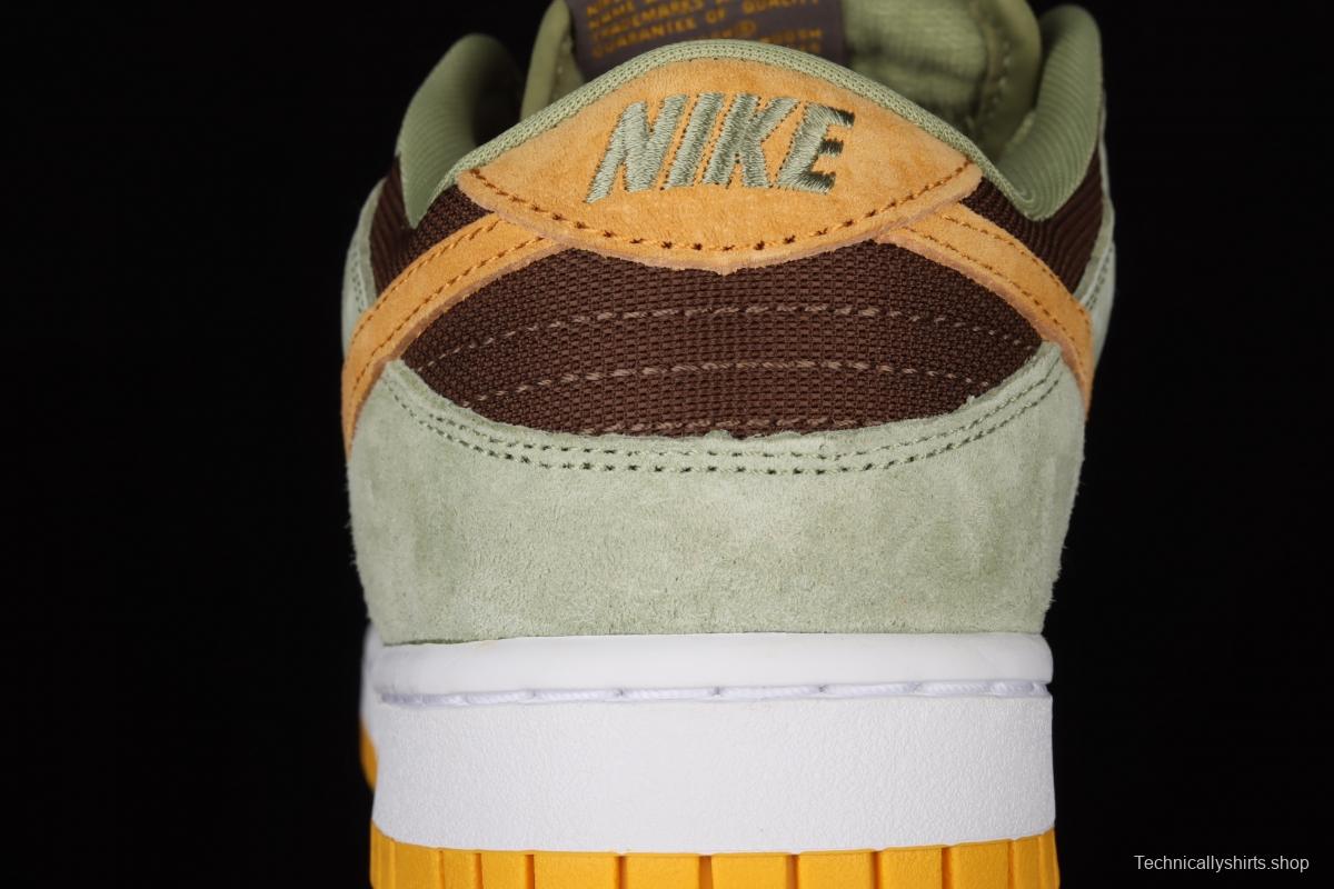 NIKE SB DUNK Low Prm green brown orange SB rebound fashion casual board shoes DH5360-300