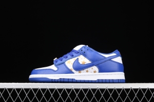 Supreme x NIKE SB DUNK Low joint style leisure sports skateboard shoes DH3228-100