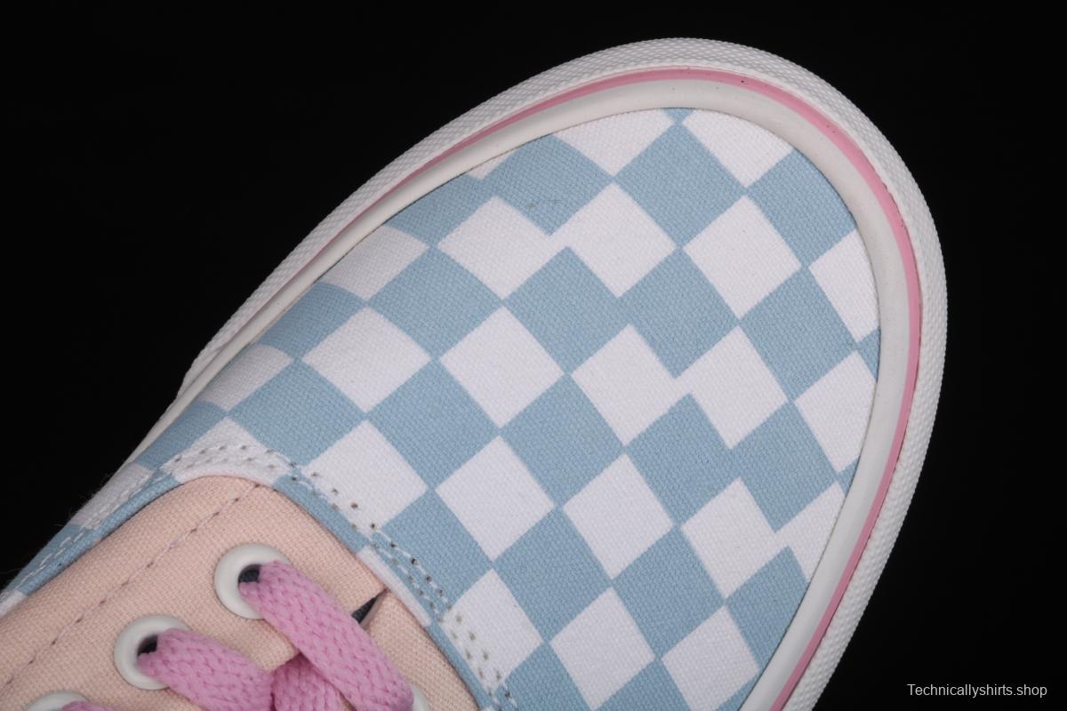 Vans Era blue powder checkerboard low-top casual board shoes VN0A4BV5VEG