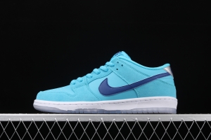 NIKE SB DUNK Low Pro sky blue wool-like low-top casual board shoes BQ6817-400