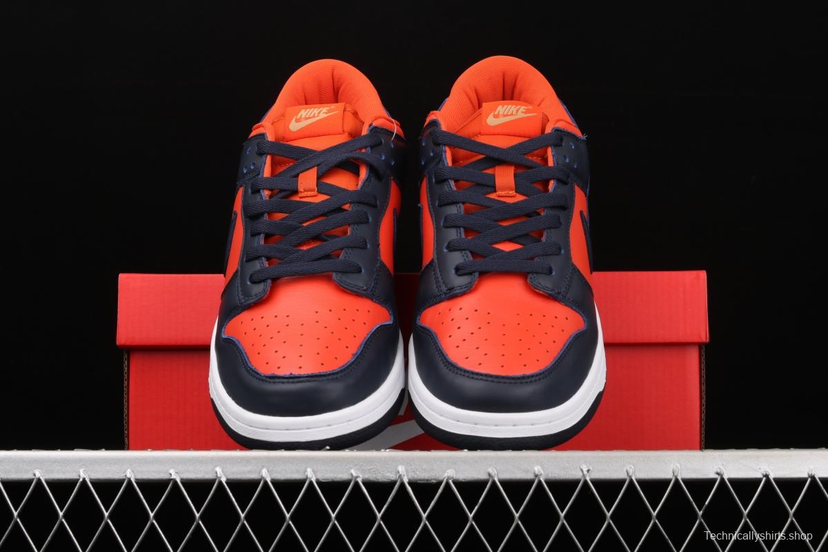 NIKE SB DUNK Low SP Fanta color matching head layer low side leisure sports board shoes CU1727-800