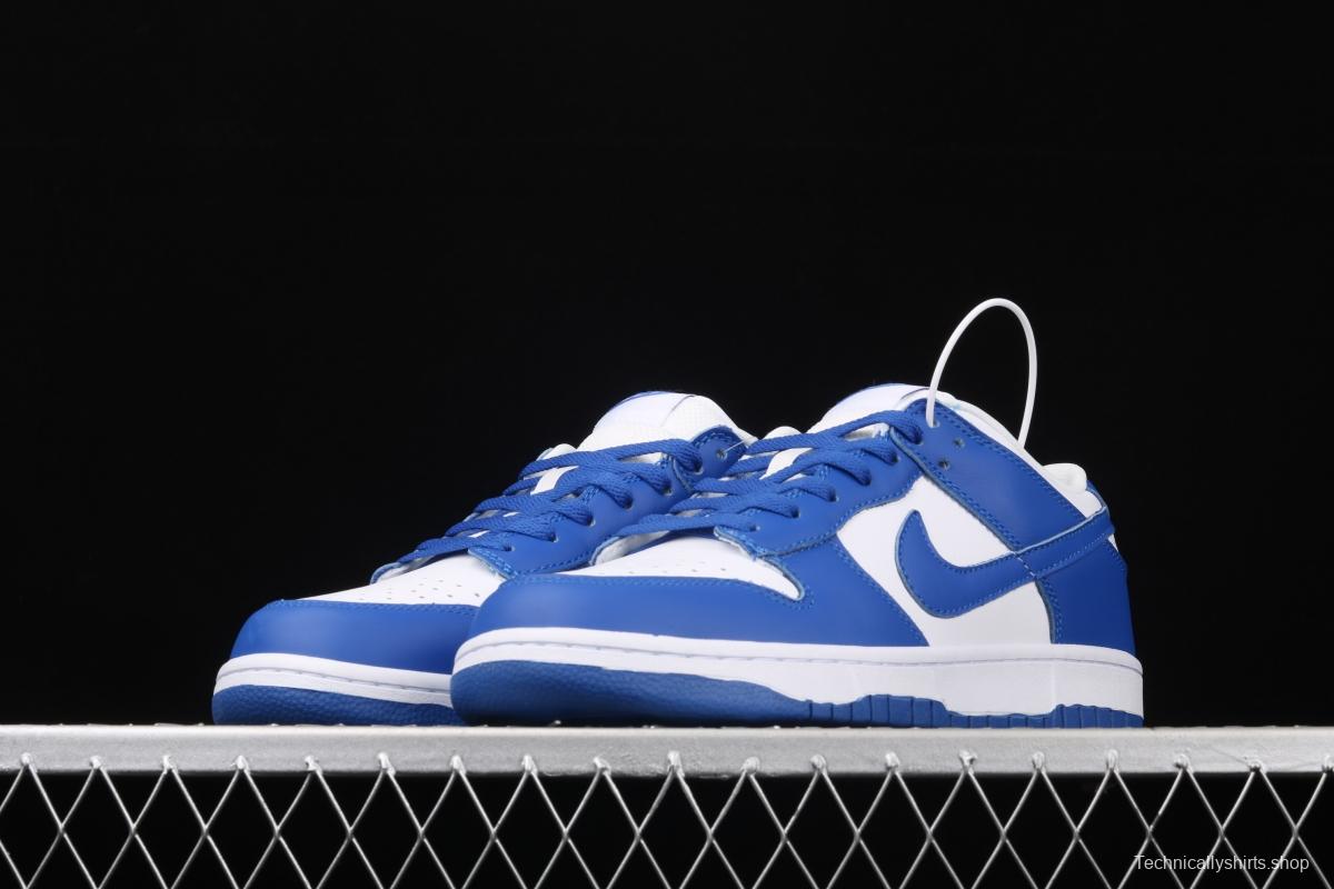 NIKE SB DUNK Low Pro Kentucky White Blue University of Kentucky Board shoes CU1726-100