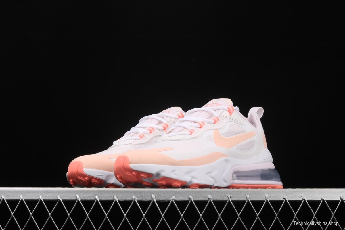 NIKE Air Max 270React new high-frequency mesh hollowing out function half-palm air cushion running shoes CJ0619-103