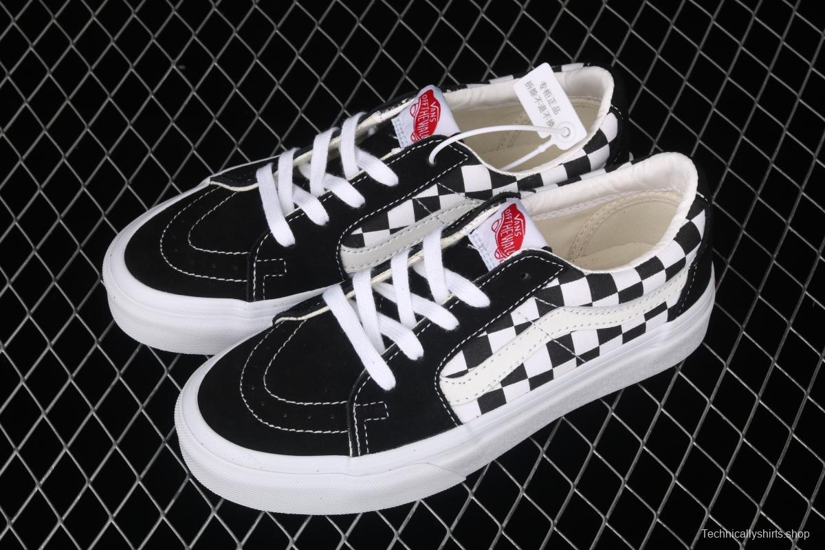 Vans Sk8-Low classic checkerboard low-top casual board shoes VN0A4UUK4W7 canvas shoes