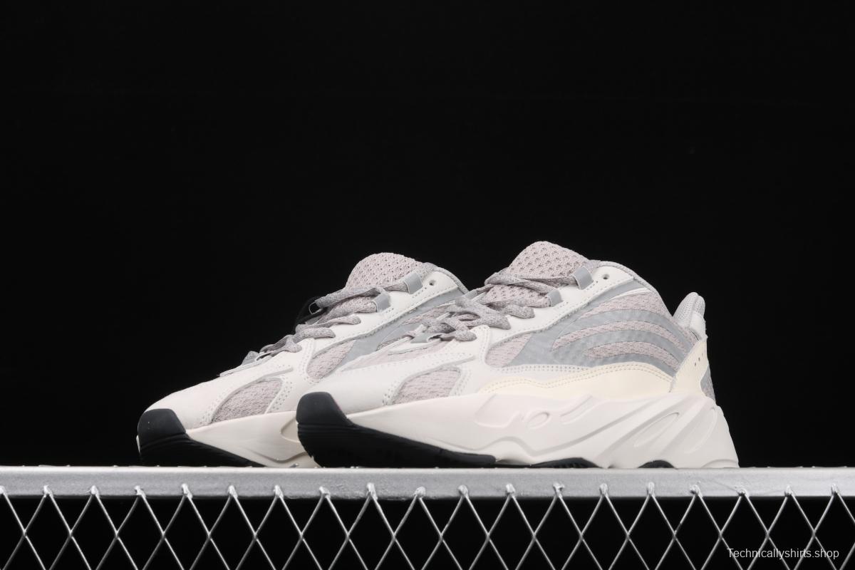 Adidas Yeezy Boost 700Static EF2829 Kanye coconut 700gray coconut 3M reflective running shoes BASF popcorn