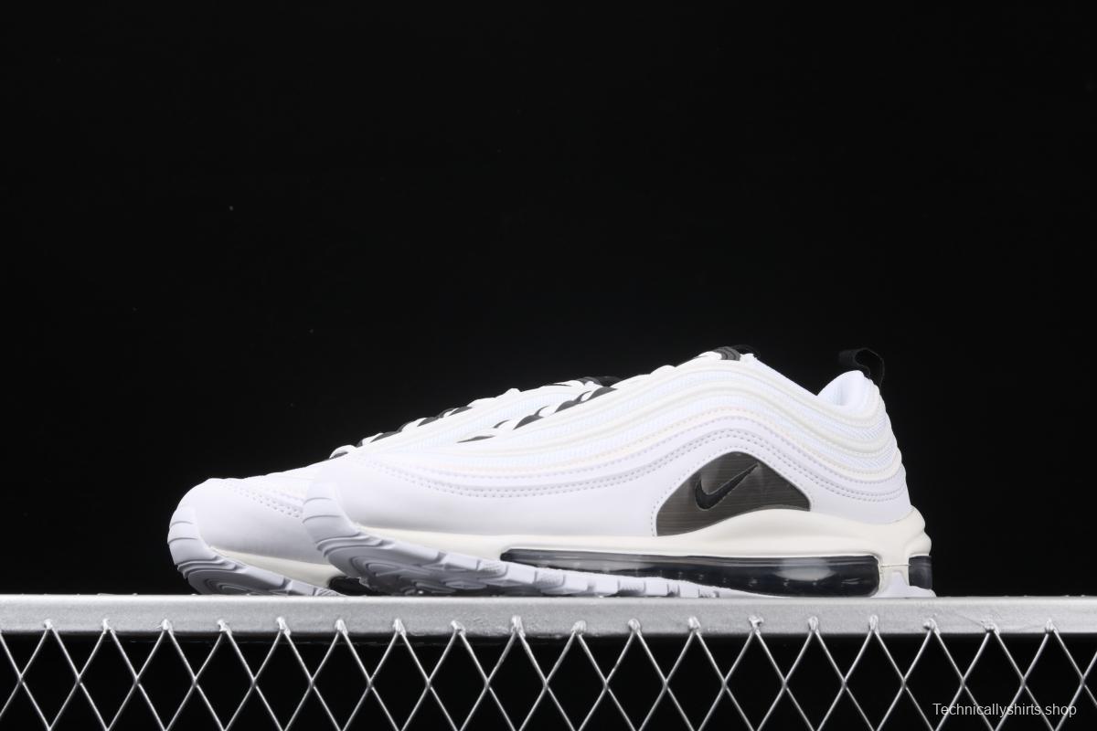 NIKE Air Max 97 Ultra'17 White Black White Rice Black 3M reflection retro leisure sports air cushion jogging shoes 921733-103