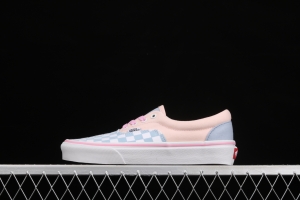 Vans Era blue powder checkerboard low-top casual board shoes VN0A4BV5VEG