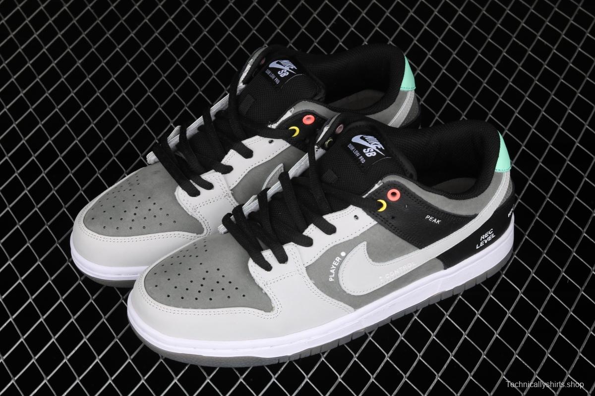 NIKE DUNK SB Low Pro ISO camera jointly named black and gray dunk series retro leisure sports skateboard shoes CV1659-001