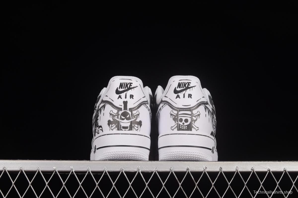 NIKE Air Force 1'07 Low One Piece Two-dimensional theme low-top casual sneakers CW2288-301