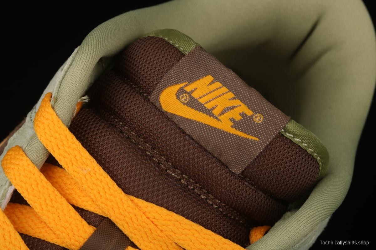 NIKE SB DUNK Low Prm green brown orange SB rebound fashion casual board shoes DH5360-300