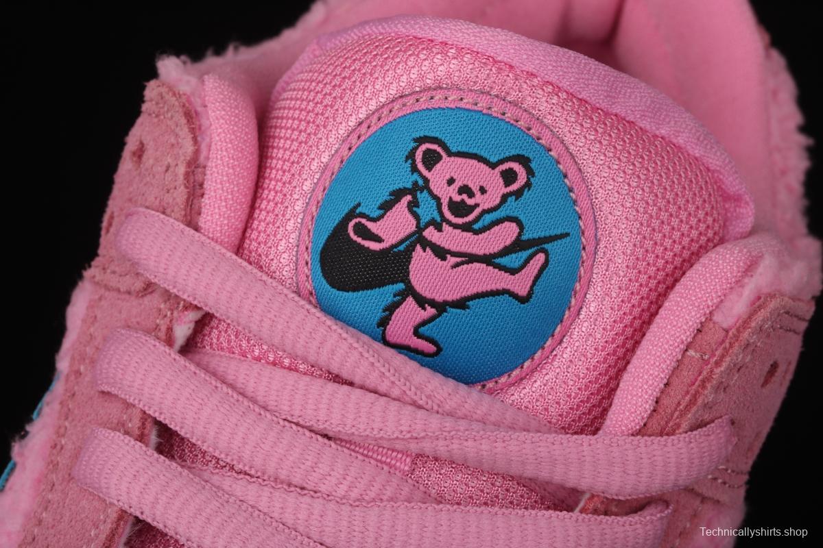 Grateful DeAdidas x NIKE SB DUNK Low Yellow Bear joint style pink and blue bear sports skateboard shoes CJ5378-600