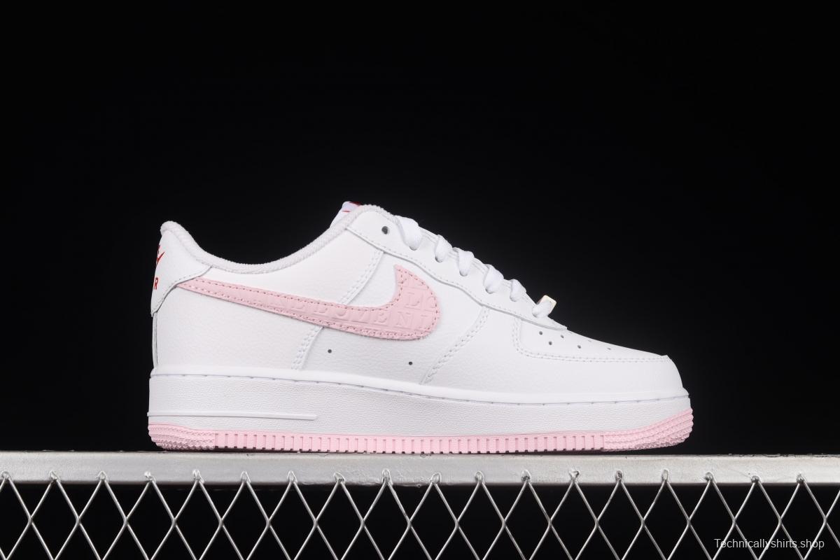 NIKE Air Force 1 Valentine's Day low-top casual board shoes DQ9320-100 for Valentine's Day