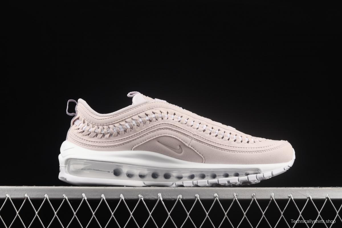 NIKE Air Max 97 Lx girls' exclusive knitting face-saving air cushion running shoes DC4144-500