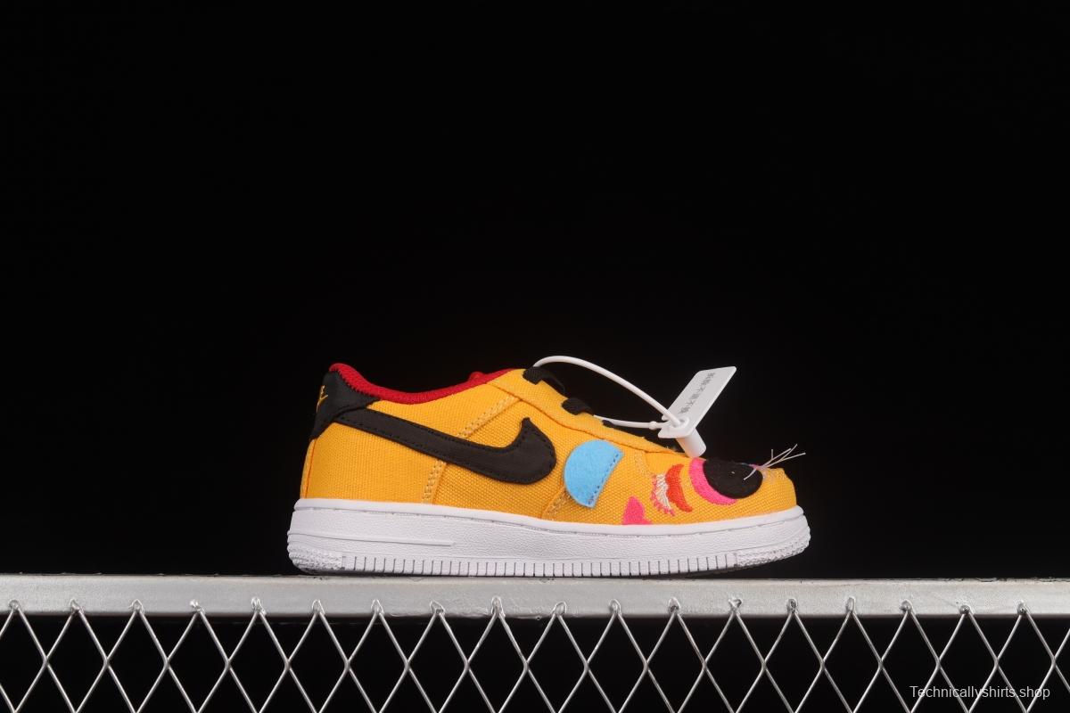 NIKE Air Force 1'07 TD New Year Tiger Canvas Size Kids DQ5072-701