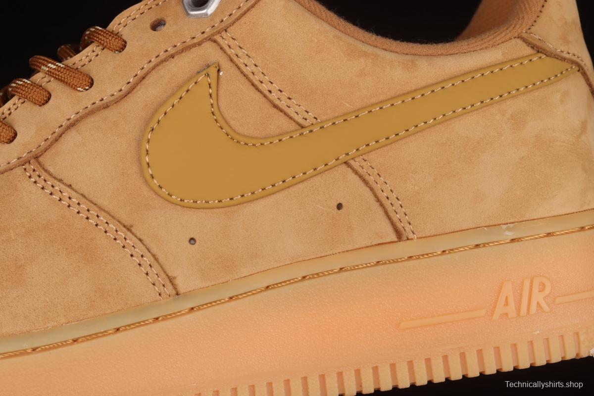 NIKE Air Force 1'07 WB AF1 suede wheat color head low upper board shoes CJ9179-200