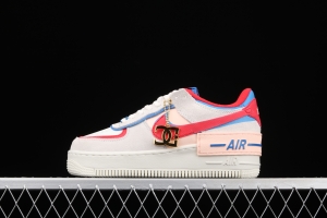 NIKE Air Force 1 ShAdidasow Rtl light weight heightened low-top board shoes CU8591-100