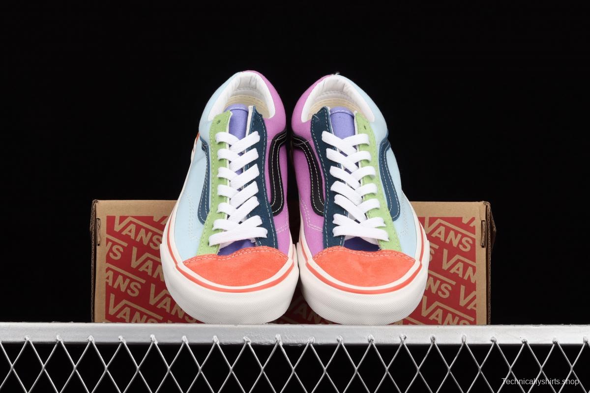 Vans Style 36 ice cream cream blue matching mandarin duck low upper board shoes VN0A54F66TA