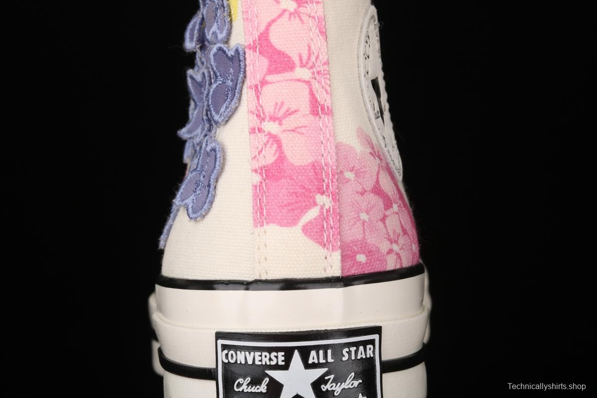 Converse 1970S Flower Series High Top Leisure Board shoes 570580C