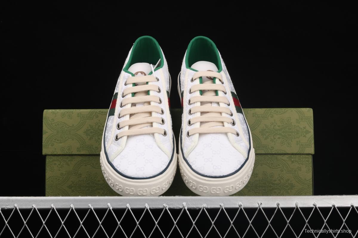 Gucci Tennis 1977 Print Sneaker canvas printed retro leisure sports board shoes