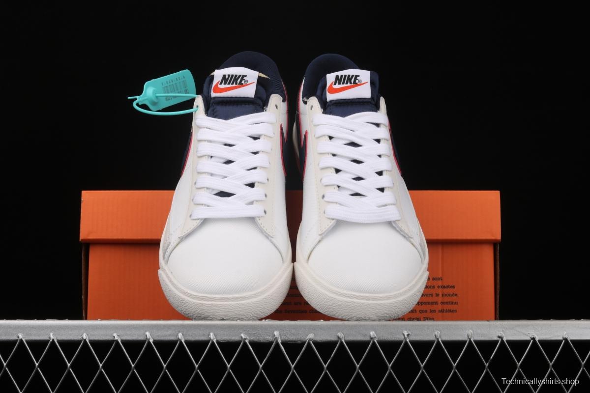 NIKE Blazer Low Lx Trail Blazers 3M reflective canvas low-top skateboard shoes CF8303-100