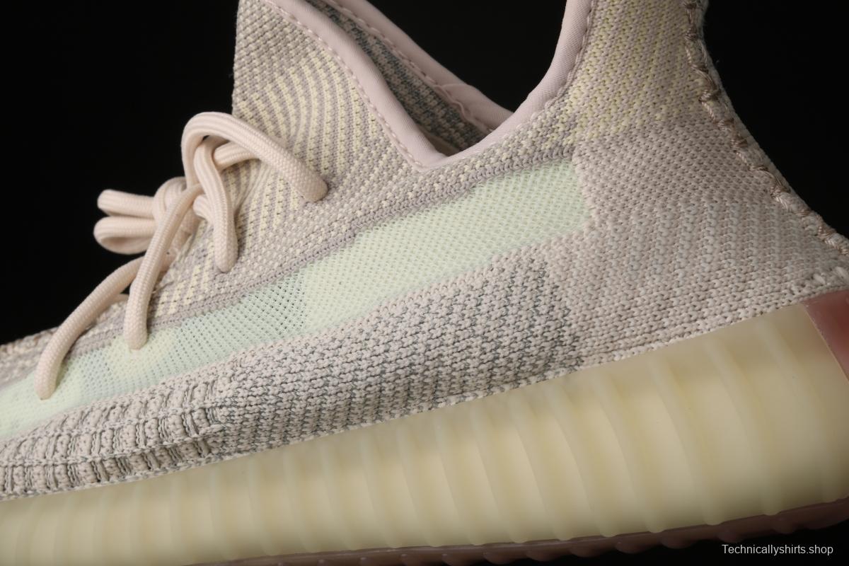 Adidas Yeezy 350 Boost V2 FW5318 Darth Coconut 350 second generation lemon star color match