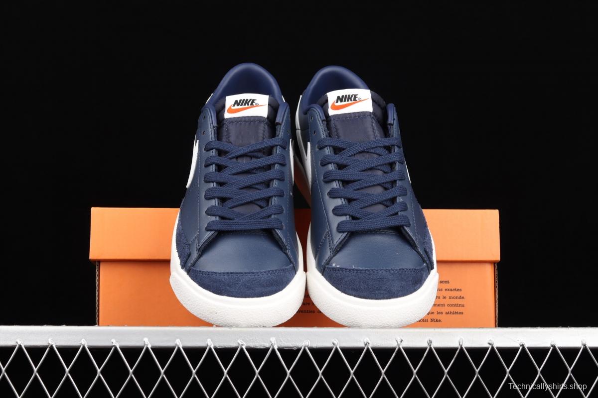 NIKE Blazer Low Prm Trail Blazers leather skateboard shoes DA6364-400