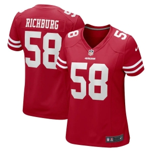 Women's Weston Richburg Scarlet Player Limited Team Jersey