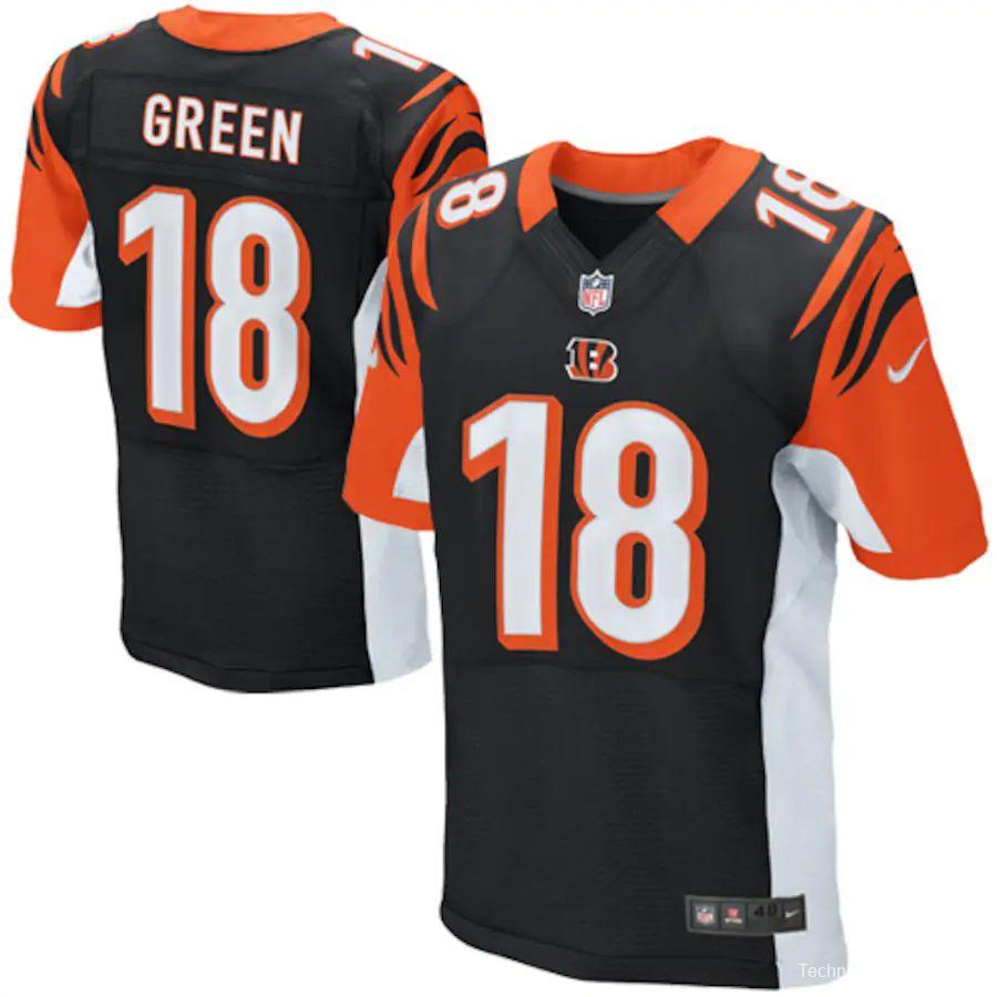 Men's AJ Green Black Player Elite Team Jersey