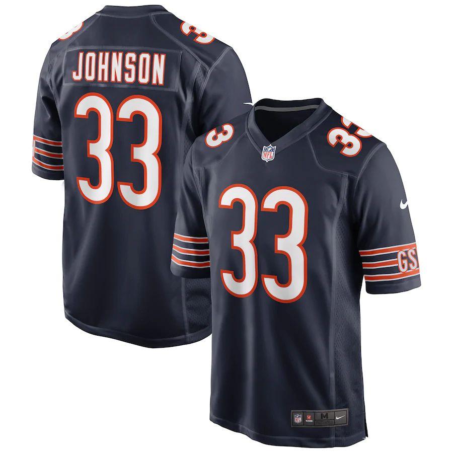 Men's Jaylon Johnson Navy Player Limited Team Jersey