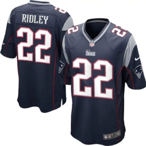 Men's Stevan Ridley Navy Blue Player Limited Team Jersey