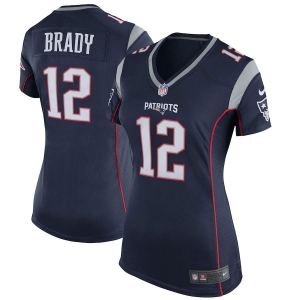 Women's Tom Brady Navy Blue Player Limited Team Jersey