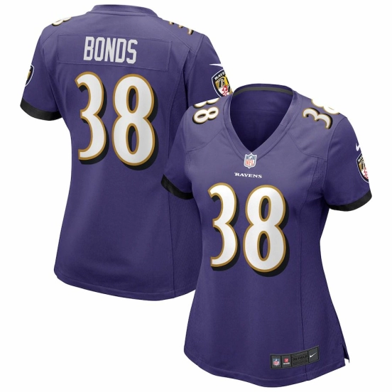 Women's Terrell Bonds Purple Player Limited Team Jersey
