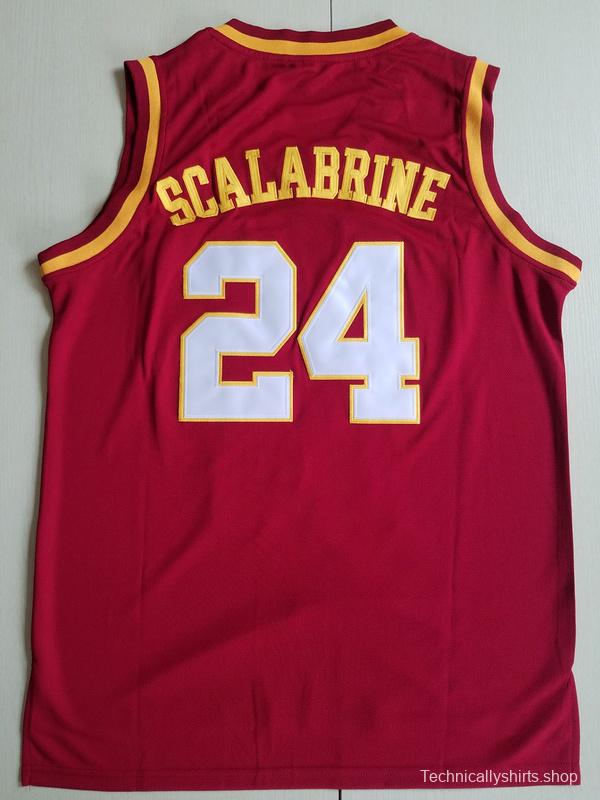 Brian Scalabrine 24 USC College Basketball Jersey