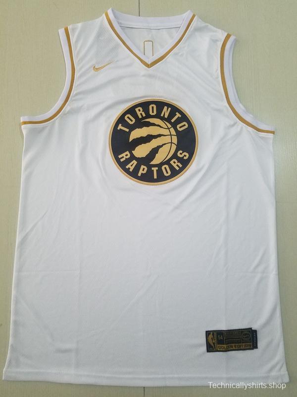 Pascal Siakam 43 White Golden Edition Jersey