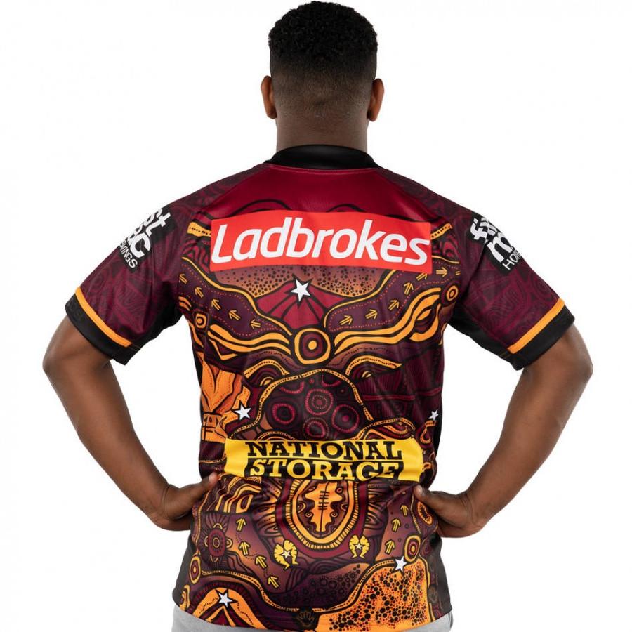 Brisbane Broncos 2021 Men's Indigenous Rugby Jersey